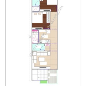 15x50 First Floor Plan