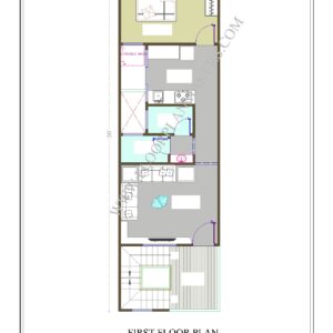 15x50 First Floor Plan