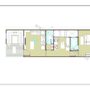 15x50 First Floor Plan