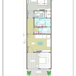 15x50 First Floor Plan