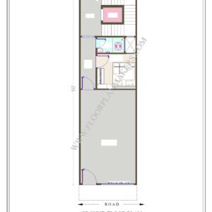 15x50 Ground Floor Plan