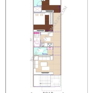 15x50 Ground Floor Plan