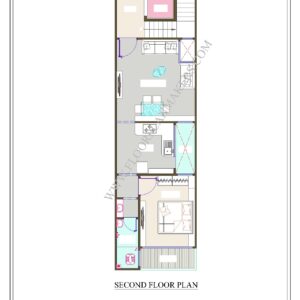 15x50 Second Floor Plan