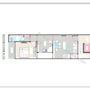 15x50 Second Floor Plan