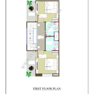 16x35 First Floor Plan