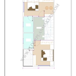 16x35 First Floor Plan
