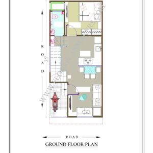 16x35 Ground Floor Plan