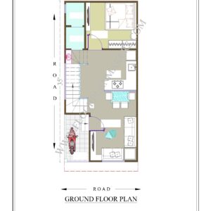 16x35 Ground Floor Plan