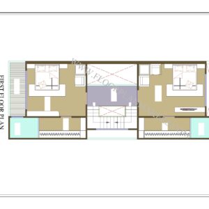 19'3x53 First Floor Plan