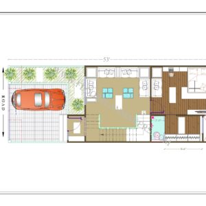19'3x53 Ground Floor Plan