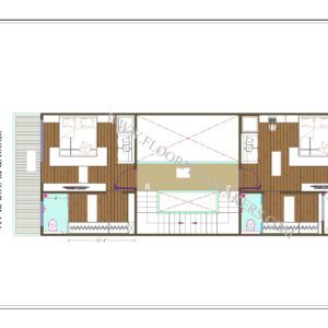 19'3x53 Second Floor Plan