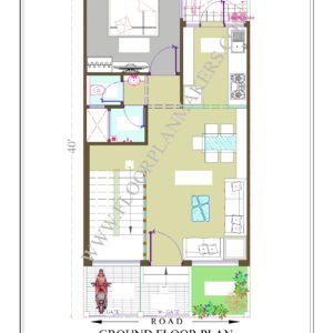 19'6x"45 Ground Floor Plan