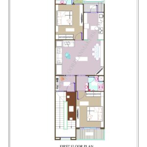20x60 First Floor Plan