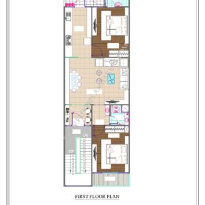 20x60 First Floor Plan