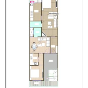 20x64 First Floor Plan