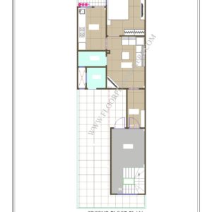 20x64 Second Floor Plan