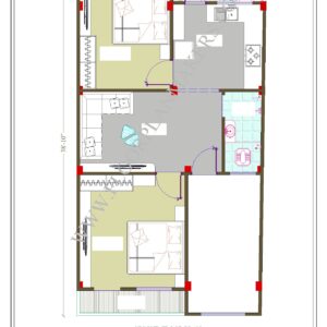 21’4"x38’10" Second Floor Plan