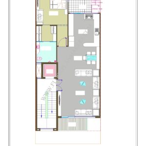 25x60 First Floor Plan