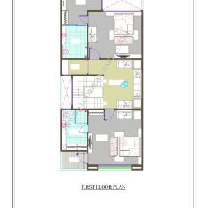 25x60 First Floor Plan