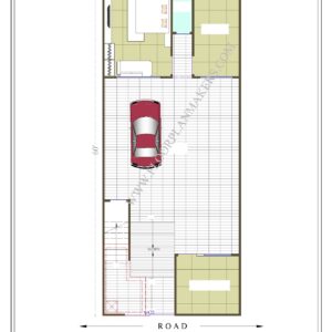 25x60 Lower Ground Floor Plan