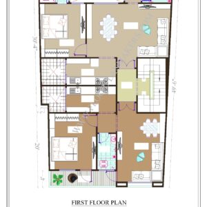 28x49 First Floor Plan