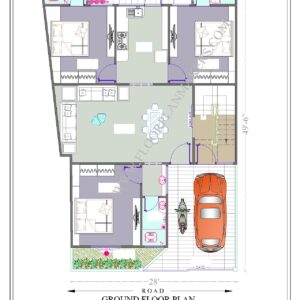 28x49 Ground Floor Plan