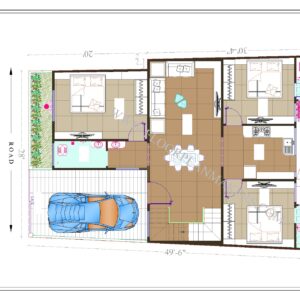 28x49 First Floor Plan