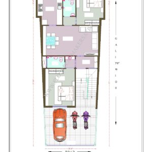 28X64 Ground Floor Plan
