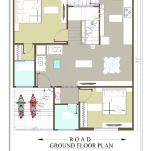 30x35 Ground Floor Plan