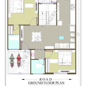 30x35 Ground Floor Plan