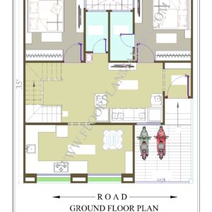 30x35 Ground Floor Plan