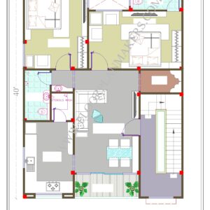 30X40 First Floor Plan