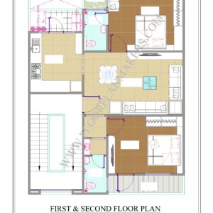30X40 First/Second Floor Plan