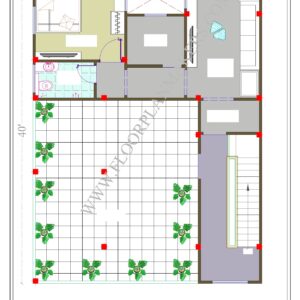 30X40 Second Floor Plan