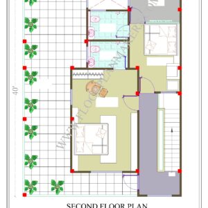 30X40 Second Floor Plan