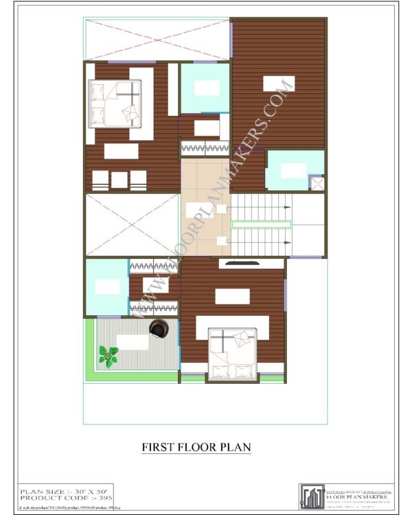 30x50 First Floor Plan