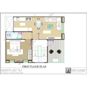33x26 First Floor Plan
