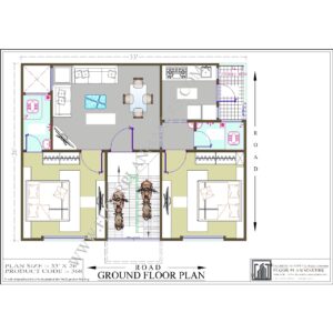 33x26 Ground Floor Plan