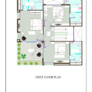 34'3x"36'5" First Floor Plan