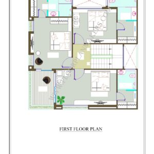 34'3x"36'5" First Floor Plan