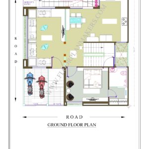 34'3x"36'5" Ground Floor Plan