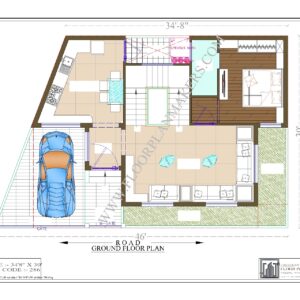 34x30 Ground Floor Plan