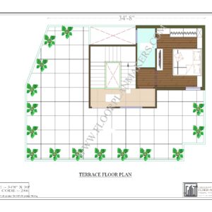 34x30 Terrace Floor Plan