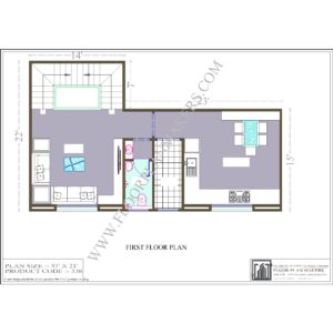 37x21 First Floor Plan