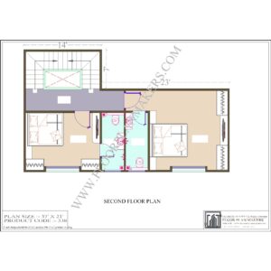 37x21 Second Floor Plan