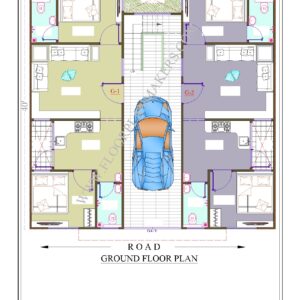 40x40 Ground Floor Plan