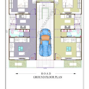 40x40 Ground Floor Plan