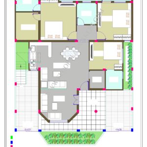 40x49 Ground Floor Plan