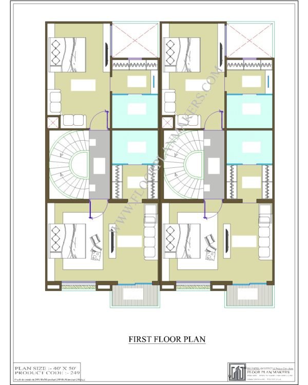 40x50 First Floor Plan