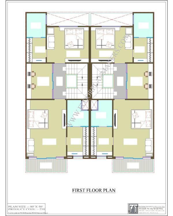 40x50 First Floor Plan